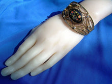 Load image into Gallery viewer, Elegant Earth mine Diamond Art Deco European Bracelet Cuff Filigree Bangle 14k Gold