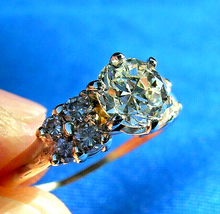 Load image into Gallery viewer, Earth Mined European cut Diamond Deco Engagement Ring Vintage Style Solitaire