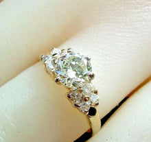 Load image into Gallery viewer, Earth Mined European cut Diamond Deco Engagement Ring Vintage Style Solitaire