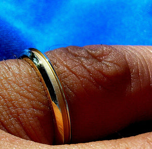 Tiffany & co Wedding Band Designer 18k Gold Ring SIZE 8.5