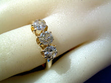 Load image into Gallery viewer, 1 CARAT Earth mined Diamond Deco Wedding Band Victorian Antique Cushion cut Ring
