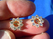 Load image into Gallery viewer, 2 carat Earth mined Diamond Deco Earrings Jackets Solitaire Studs Enhancers Wraps 14k Gold
