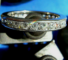 Load image into Gallery viewer, Genuine 1.50 carat Diamond Deco Wedding Band Designer Eternity Anniversary Ring Size 6.25
